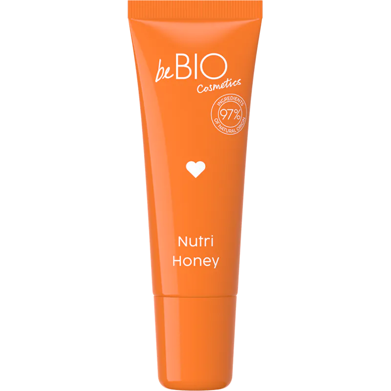 BeBIO Glazed Lips natūralus maitinamasis medaus gelio lūpų aliejus