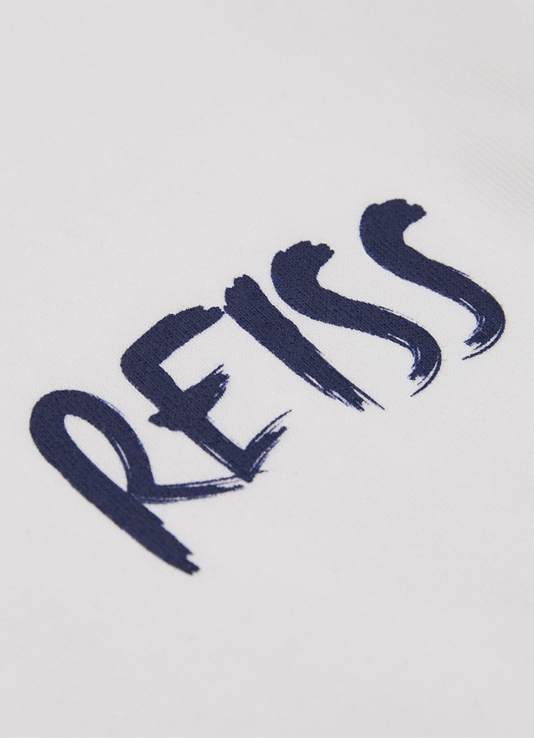 Koszulka Reiss Abbott z nadrukowanym logo