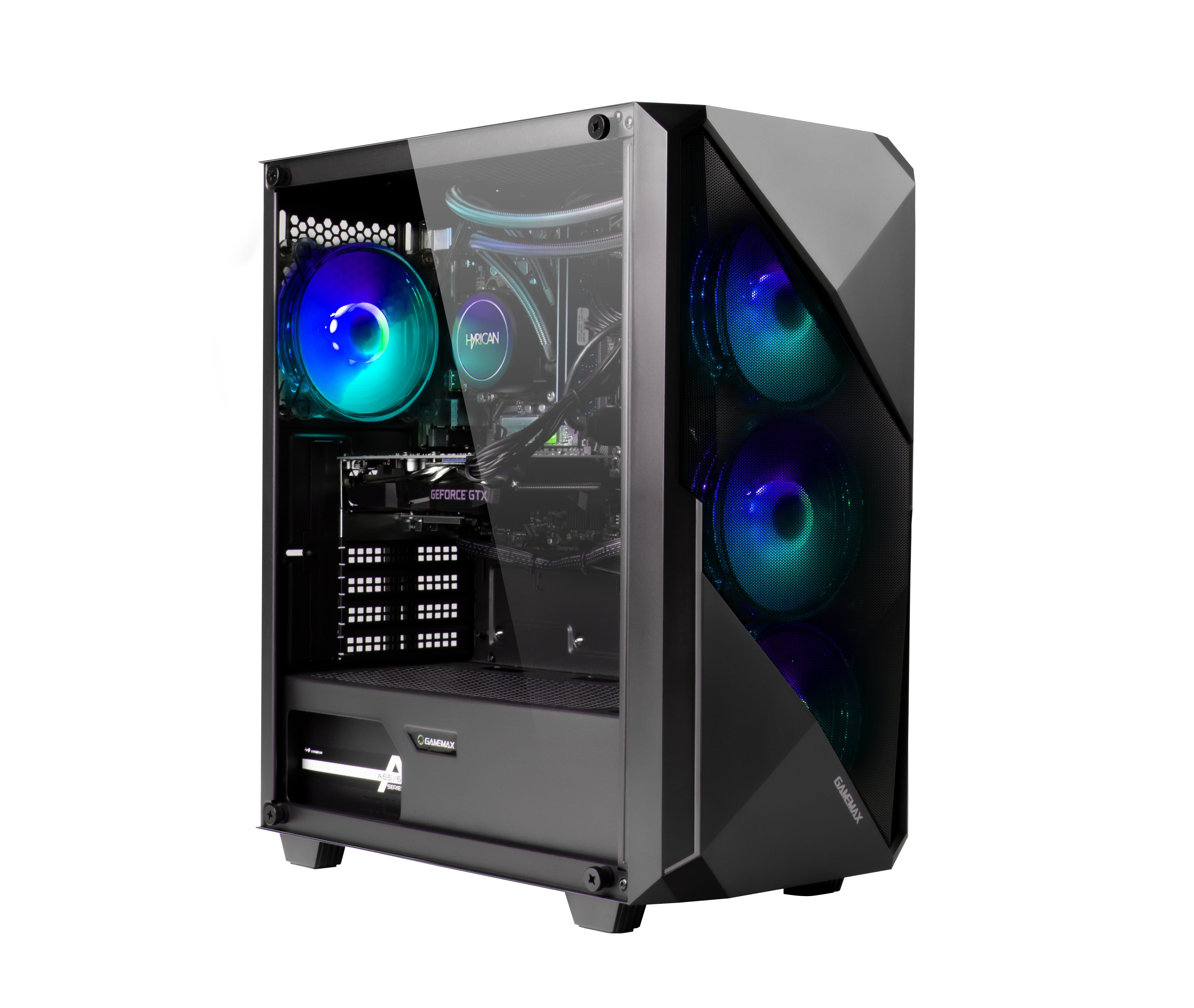 Hyrican Striker 6820 Gaming-PC (Intel® Core i5 12400F, RTX 3060 Ti, 16 GB RAM, 1000 GB SSD, Wasserkühlung, Windows 11)