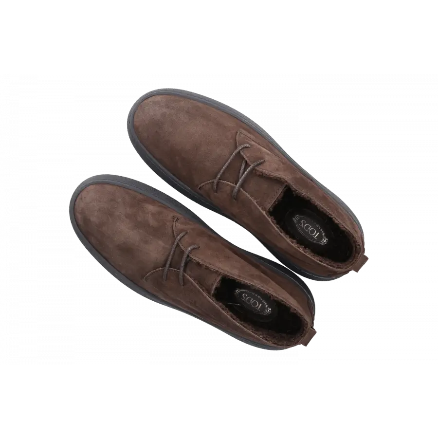 Tod's - Stiefeletten M09J0 Veloursleder - braun