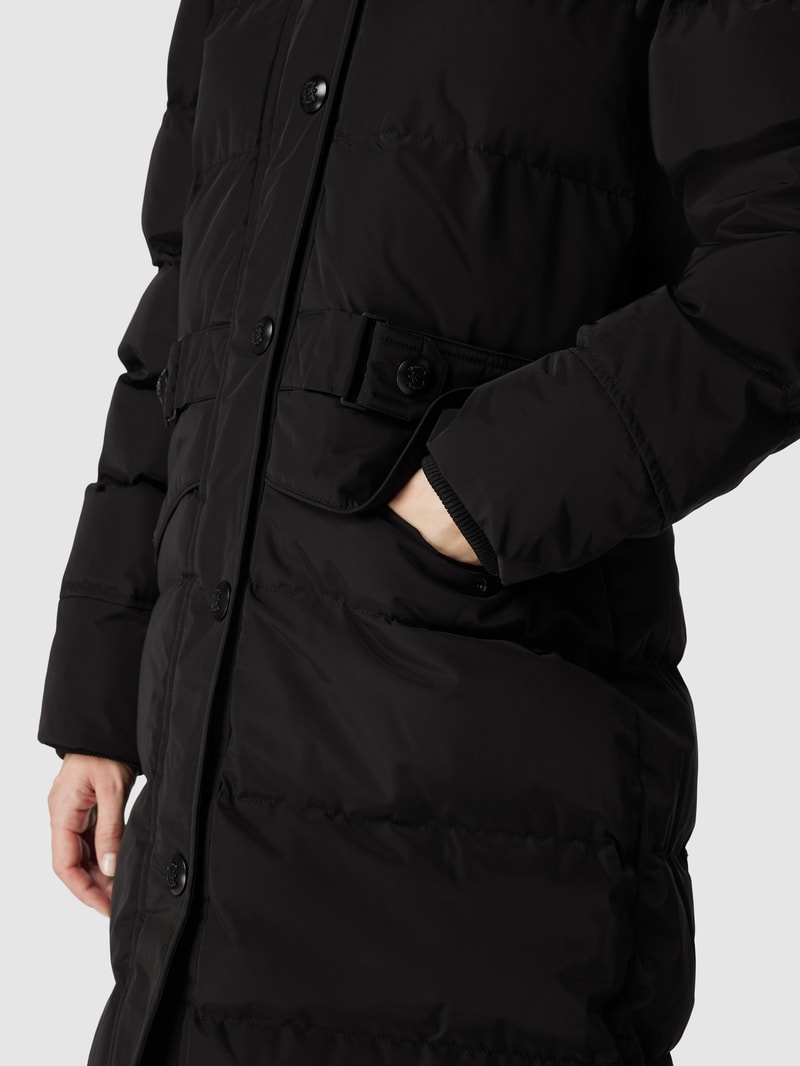 Funktionsjacke mit Label-Details Modell 'Kitzbühel' in schwarz