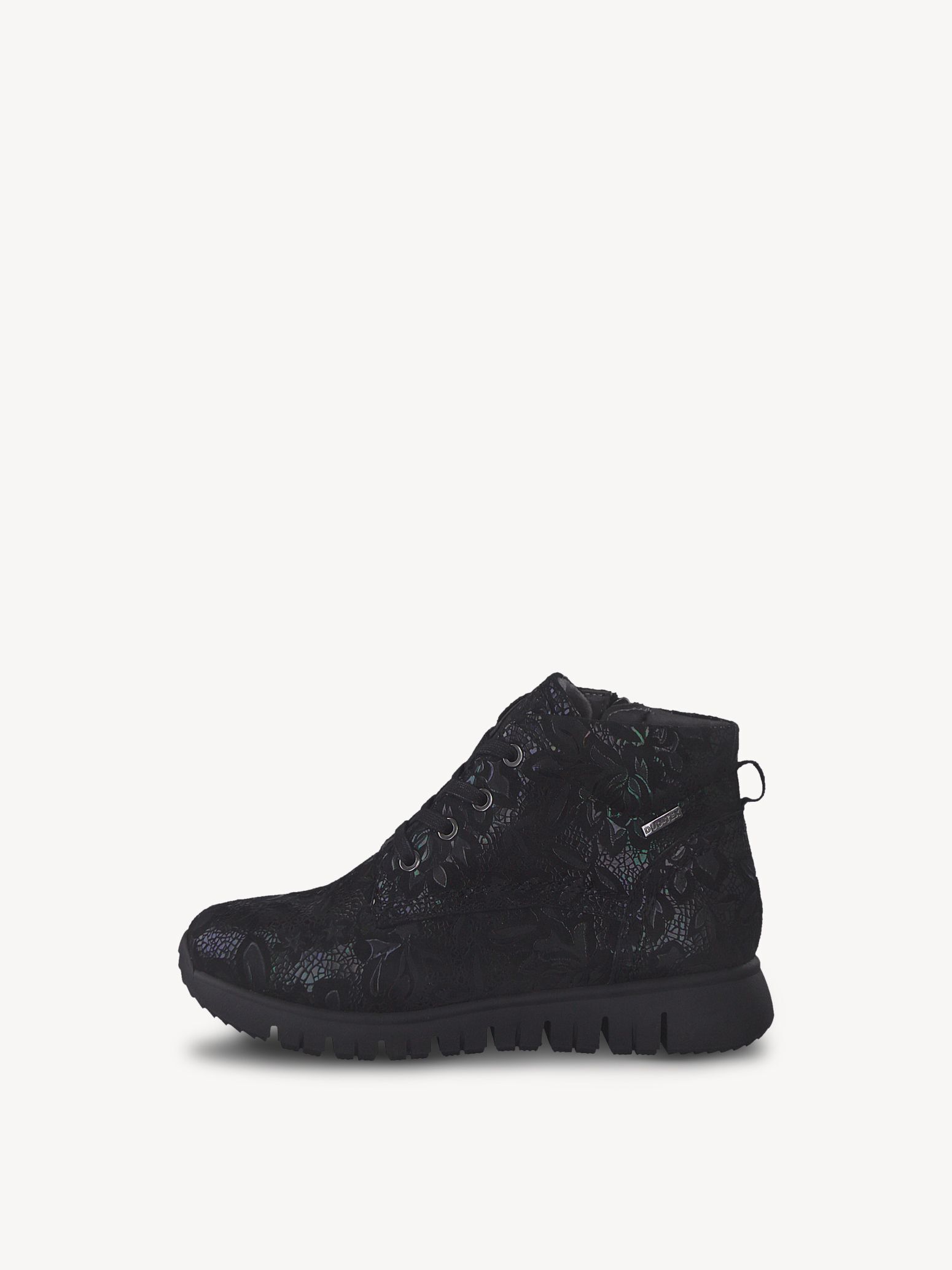 Bottine en cuir - noir