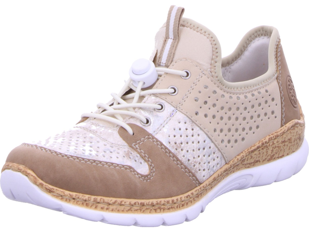 RIEKER Stiefeletten beige