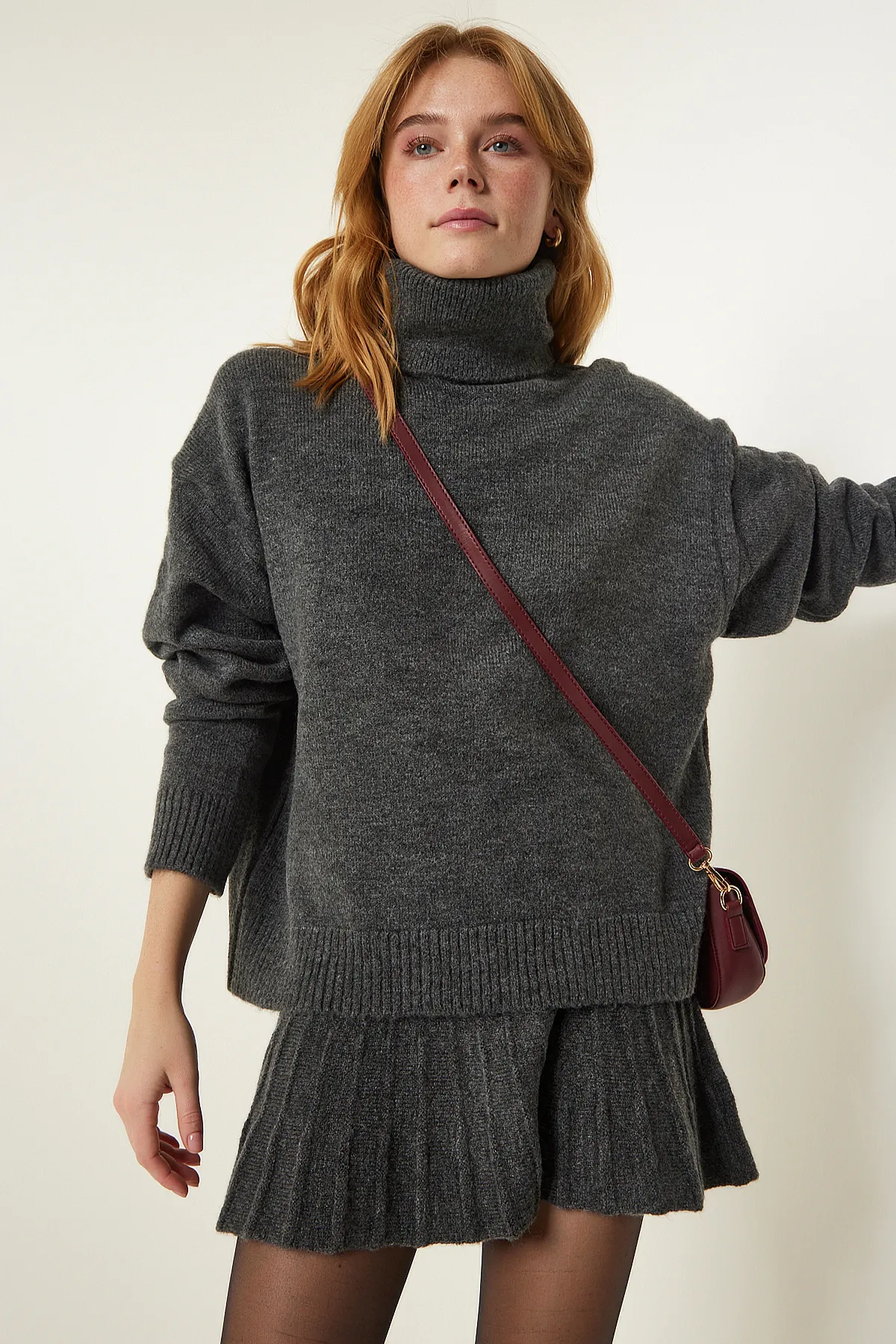 Happiness İstanbul  Zweiteiler - Grau - Regular Fit