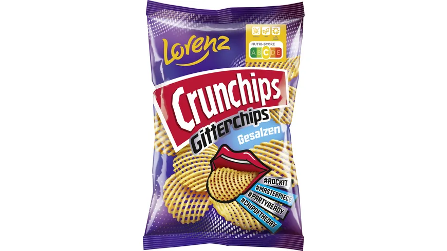 Crunchips Gitterchips gesalzen 150g 150 g