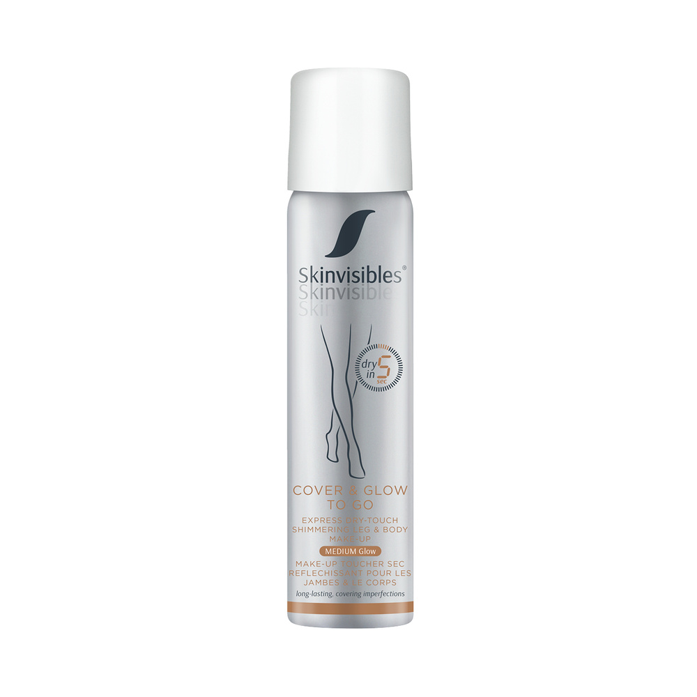 skinvisibles Skinvisibles Cover & Glow to go Medium Glow 75 ml Maquillage toucher sec pour les jambes