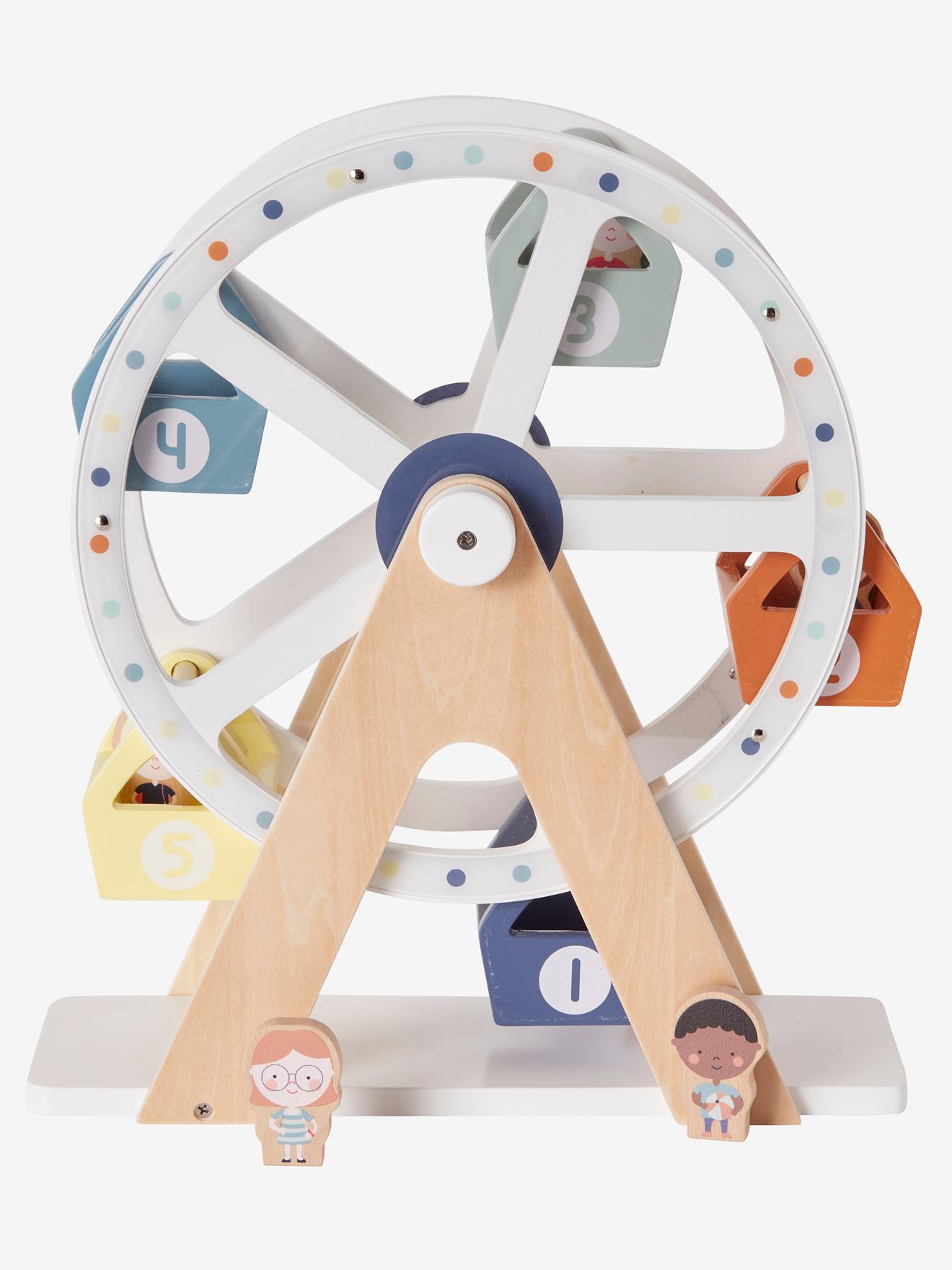 La grande roue des amis des petits en bois FSC® blanc