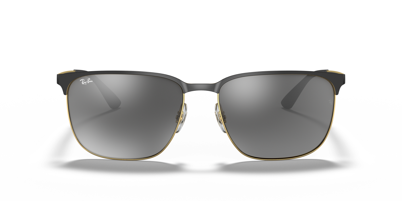 RB3569 - Negru lucios pe gri auriu