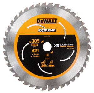 DeWalt DT99574-QZ körfűrészlap XR 305 mm x 30 mm 42 fogú CSB