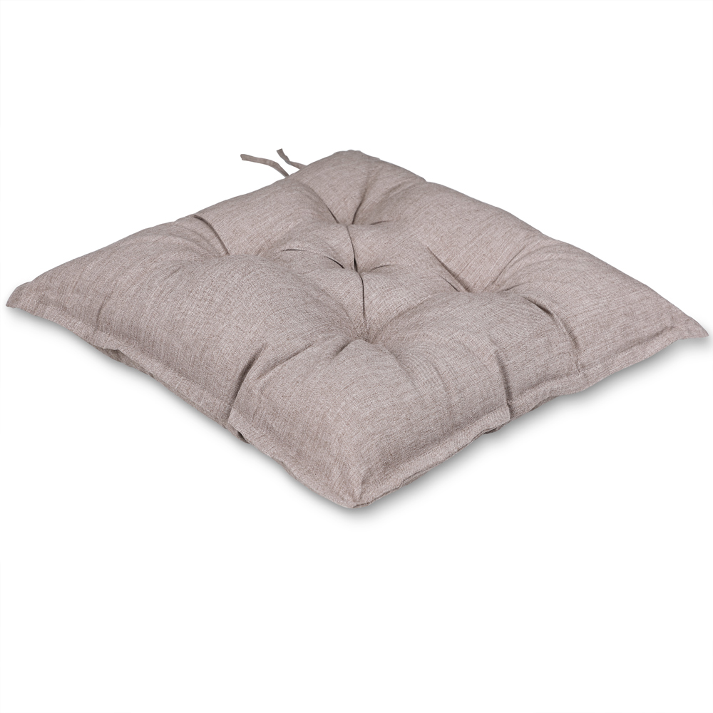 Casaria Detex® Sitzkissen 4er-Set Creme meliert 40x40x8cm