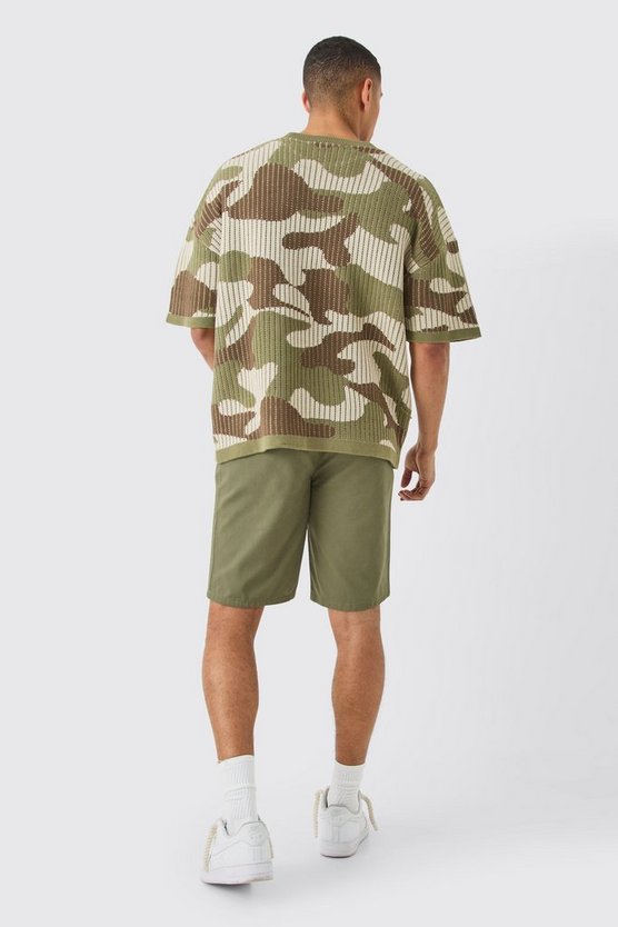 Lockere khaki Shorts