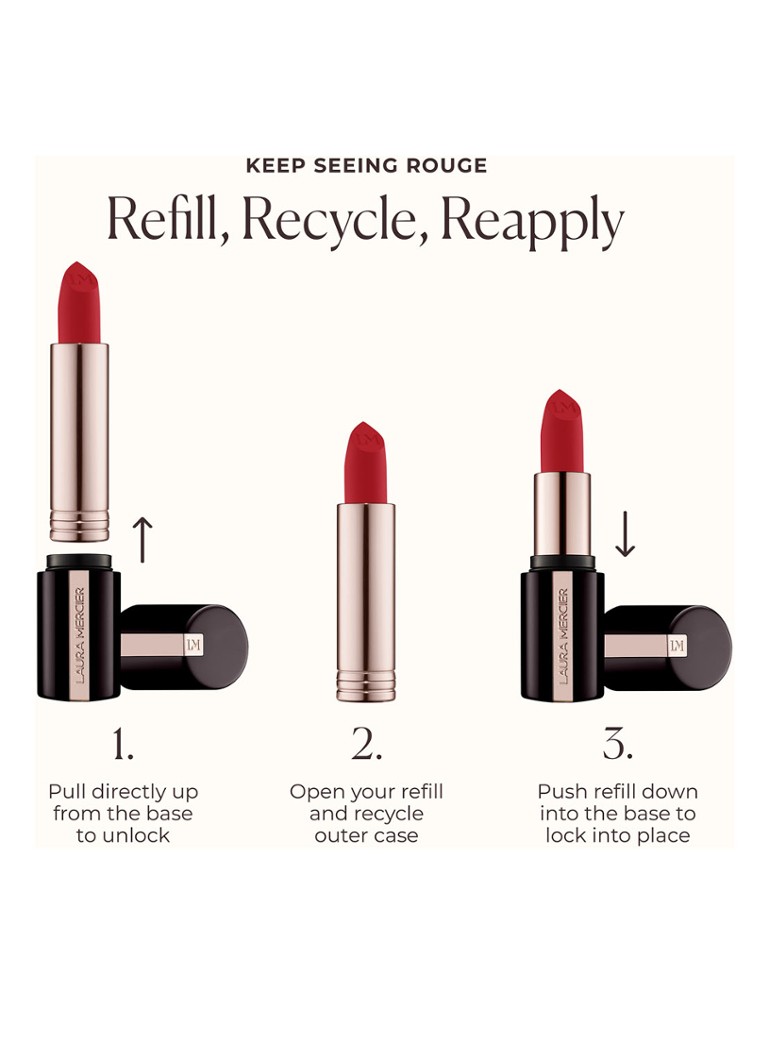 Ricarica del rossetto opaco levigante Caviar di Laura Mercier