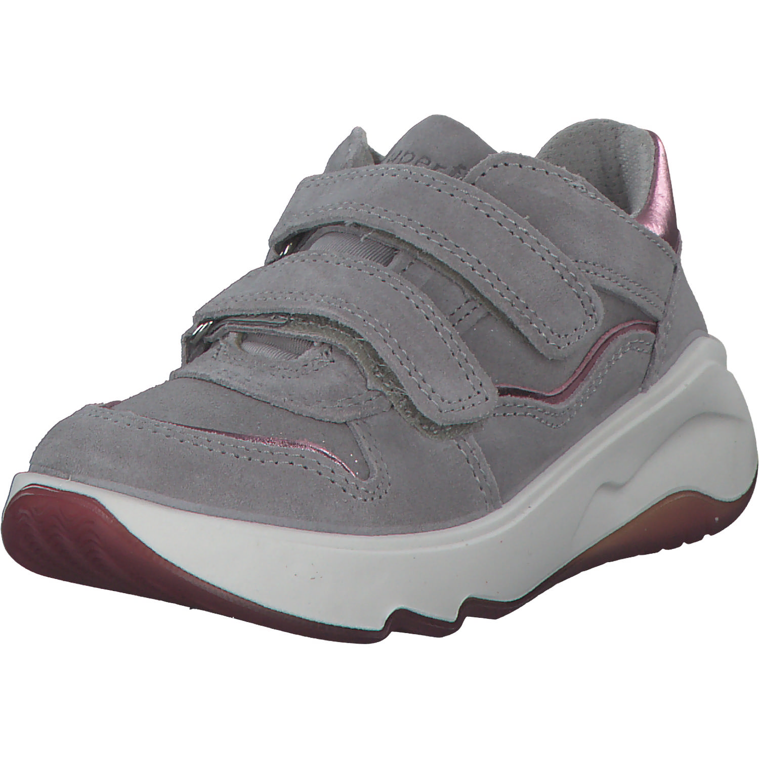 Superfit MELODY 000630, Halbschuhe (Kinder), Kinder, HELLGRAU/ROSA