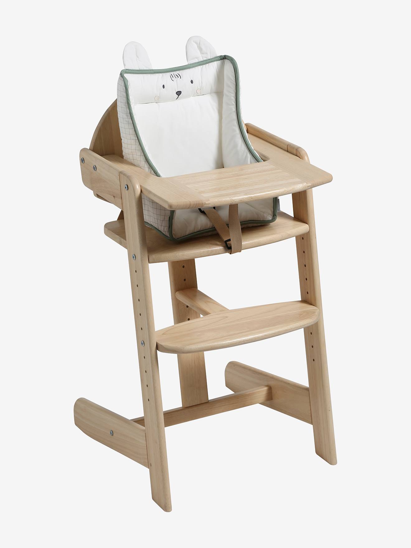 Vertbaudet Sitzkissen für Hochstühle - wollweiß