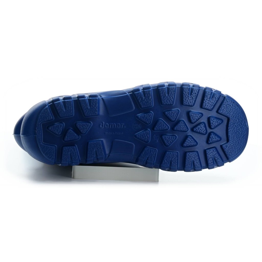 Demar Mammut blaue Gummistiefel AD mit Woll-Innensocke