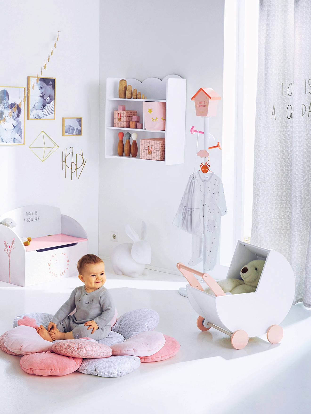 Vertbaudet Kinderzimmer Regal WOLKE - weiß