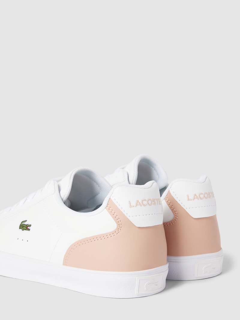 Sneaker mit Logo-Stitching Modell 'LEROND' in weiß