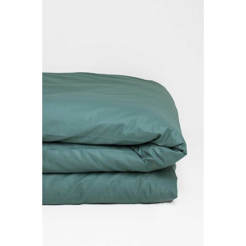 Housse de couette unie en Coton Bio pour lit 1 personne