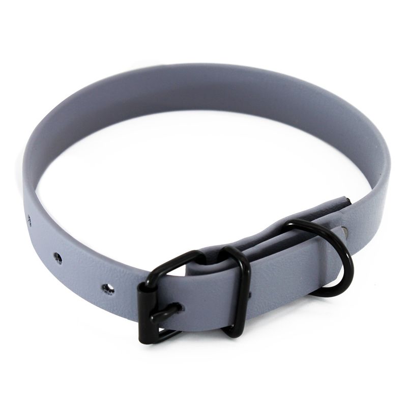 Heim Halsband BioThane, grau zu TOP-Preisen