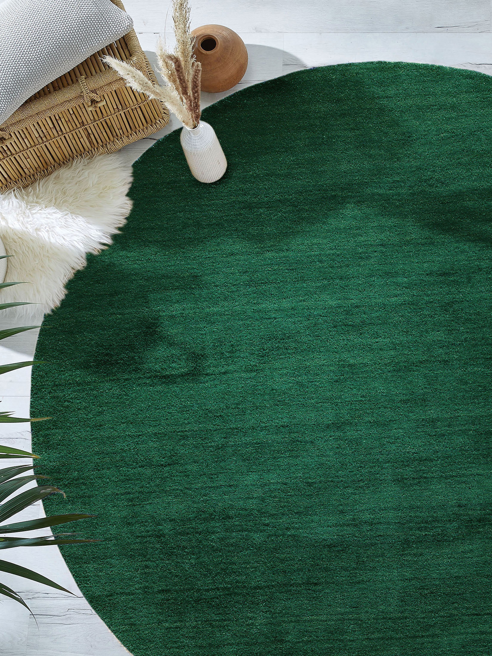 Barwala Woll-Teppich, Forest Green