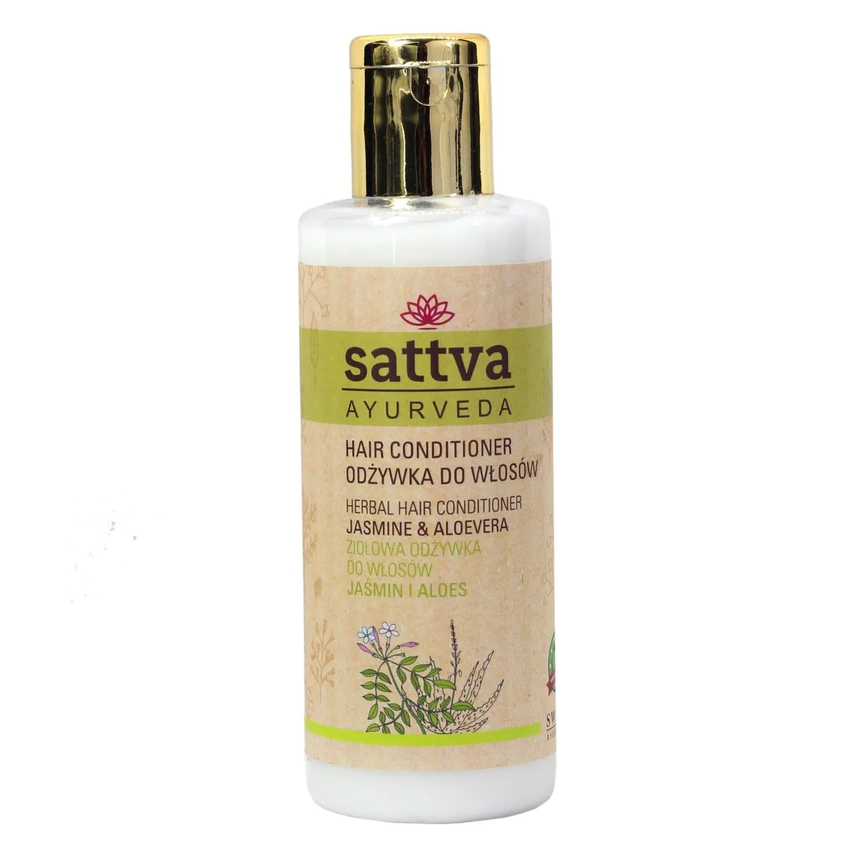 „Sattva Ayurveda“ plaukų kondicionierius su jazminais ir alaviju
