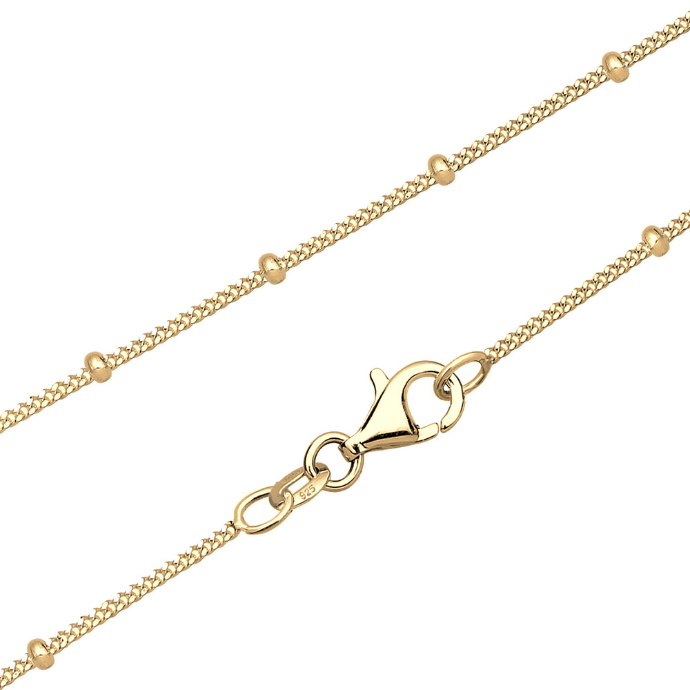 Elli Elli Collier Femmes Boule Basique Classique Fine en Argent Sterling 925 Bijoux