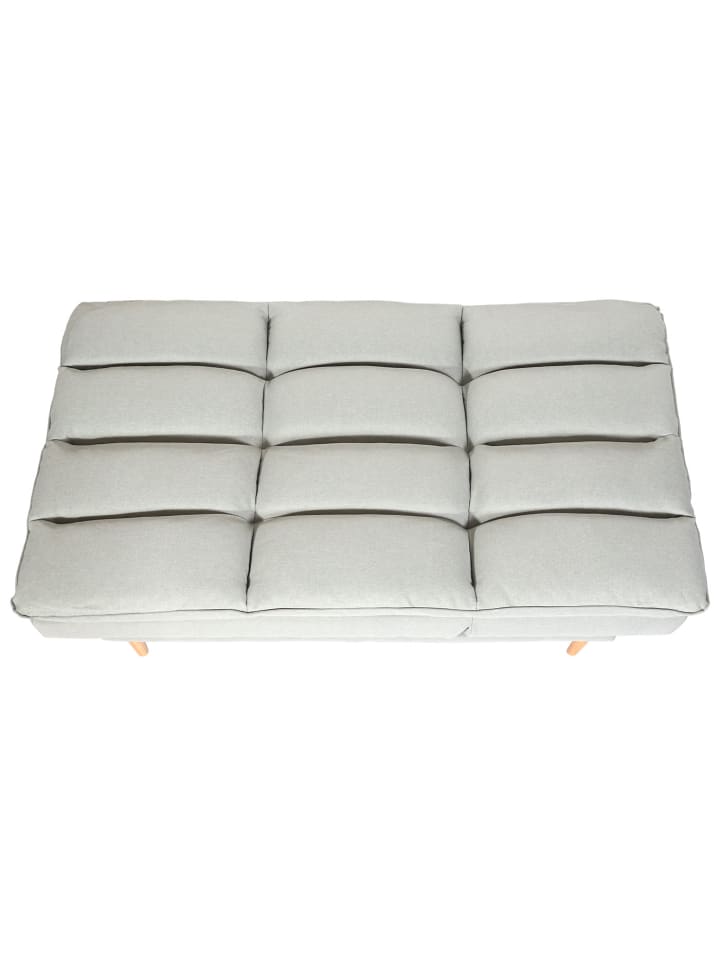 MCW Schlafsofa M79 Schlaffunktion Liegefläche 180x110cm, Stoff/Textil mint-grau günstig kaufen onesize