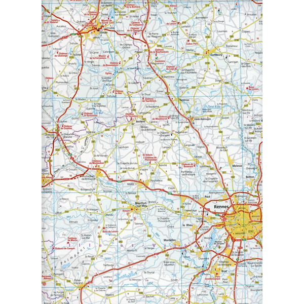 Reise Know-How Landkarte Bretagne 1 : 200.000 - Straßenkarte