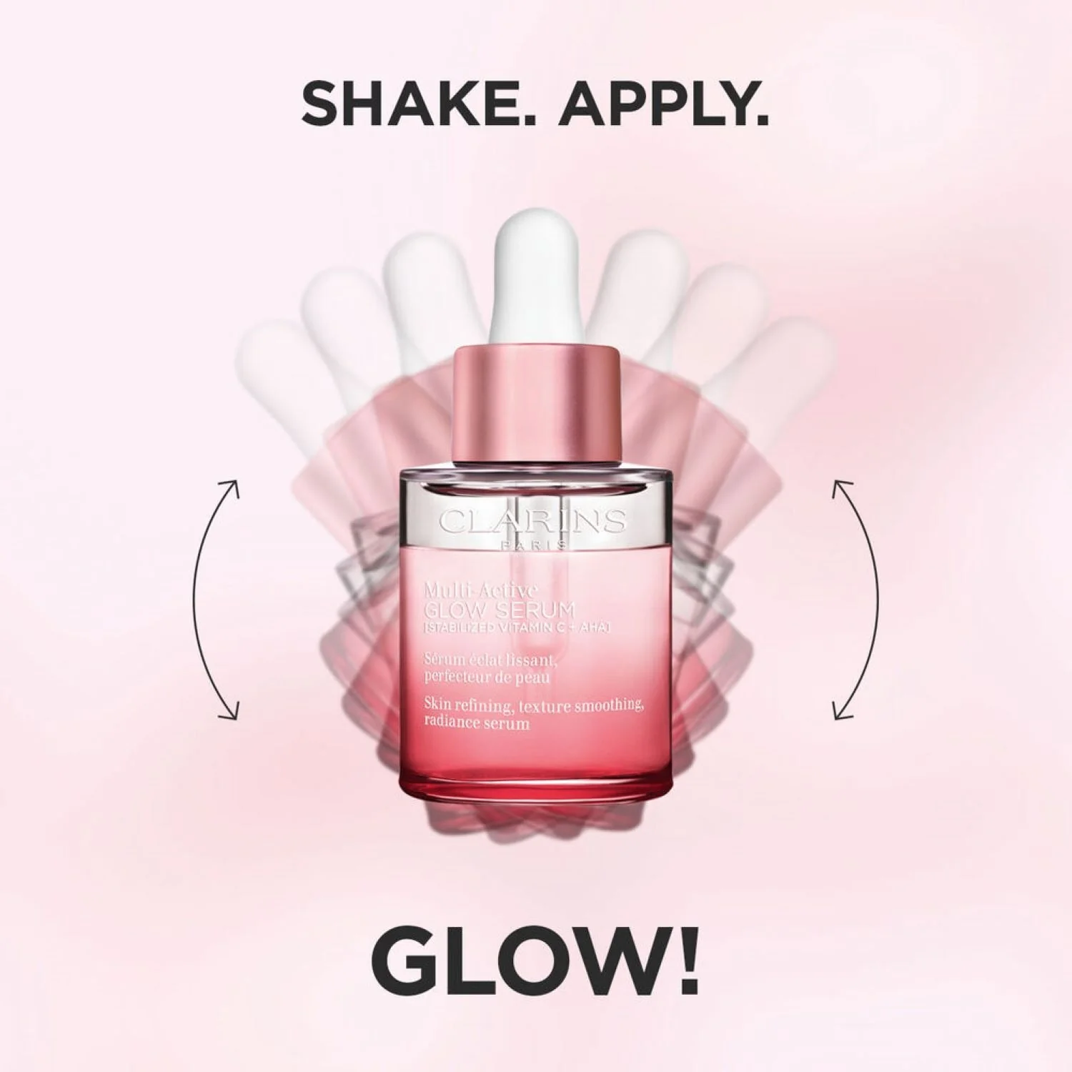 Multi-Active Glow Serum - Ragyogó arcszérum, Méregtelenítő kezelés, 24 órás hidratáló arckezelés