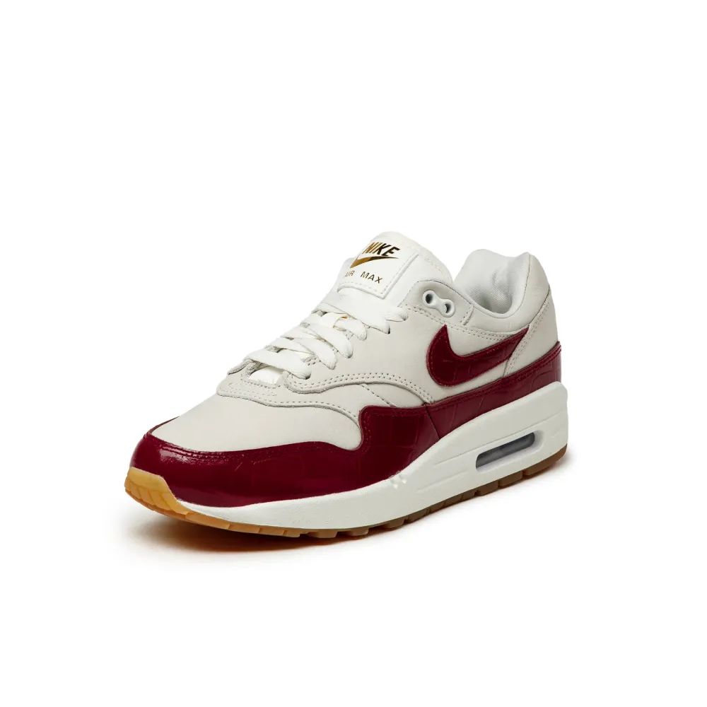 Nike Air Max 1 LX Team Red Leather FJ3169-100 / weiss