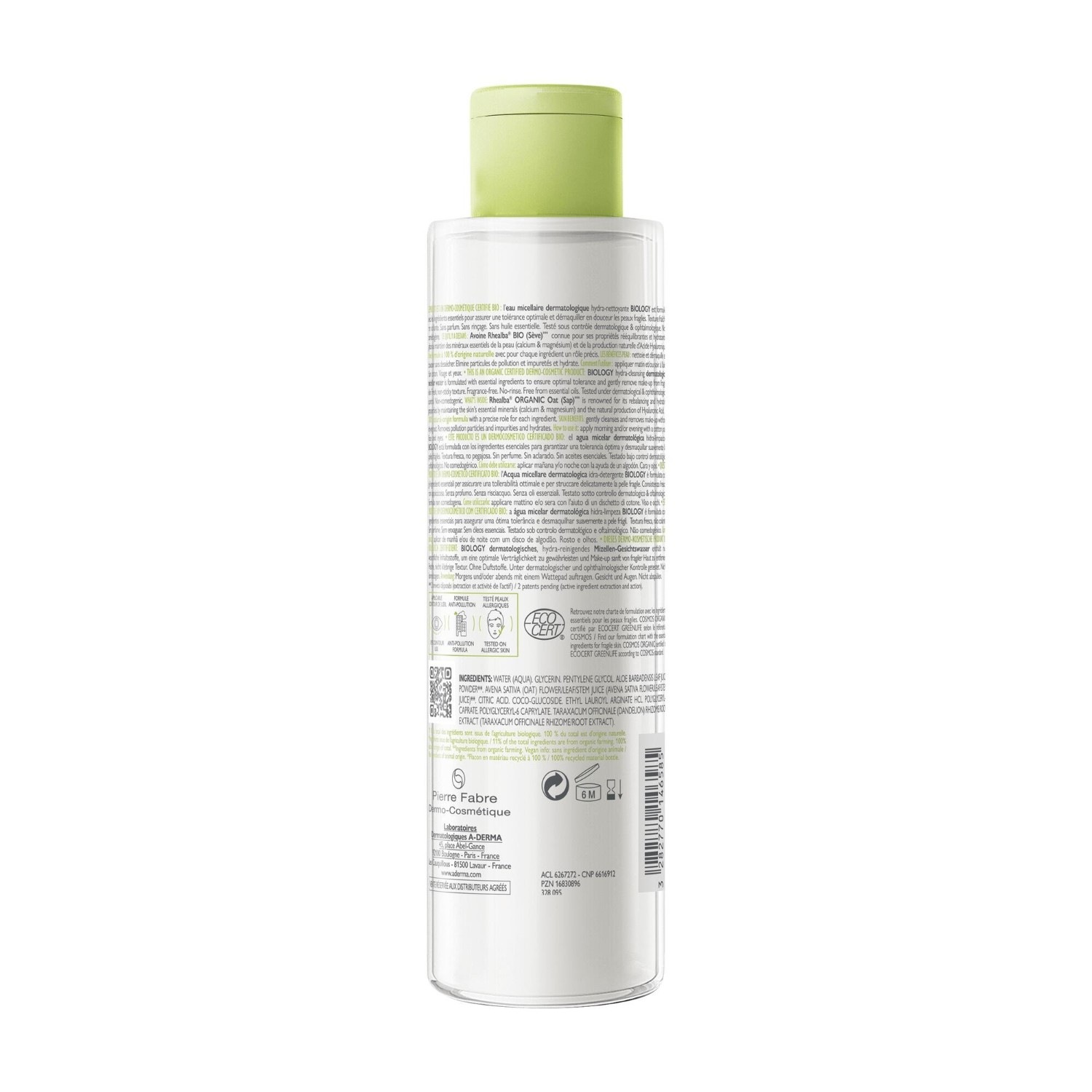 Acqua micellare idrodetergente dermatologica A-DERMA