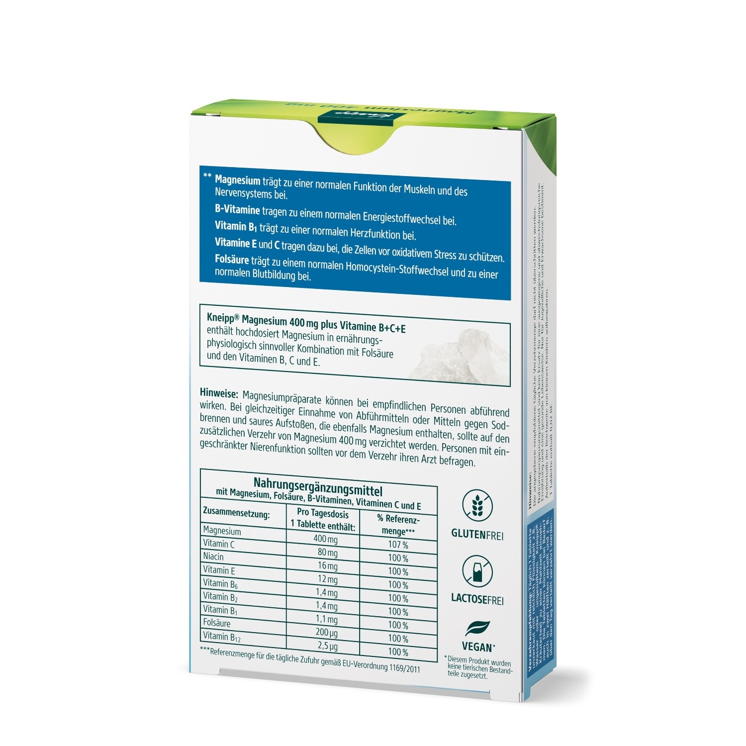 MAGNESIUM 400 B-VIT.C+E BRAUSE  30 TBL