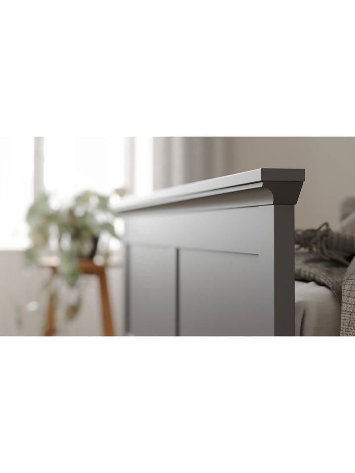 ebuy24 Doppelbett Venedig Grau 179 x 211 cm günstig kaufen onesize