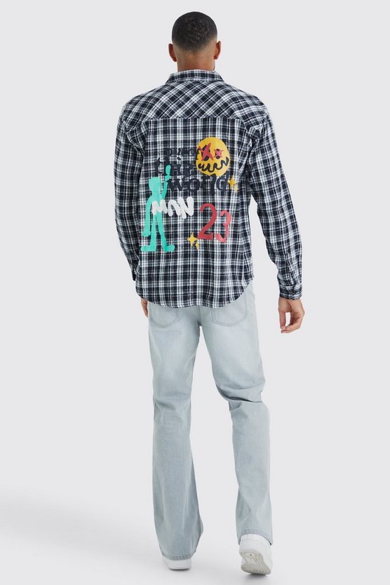 Tall lockere Schlagjeans