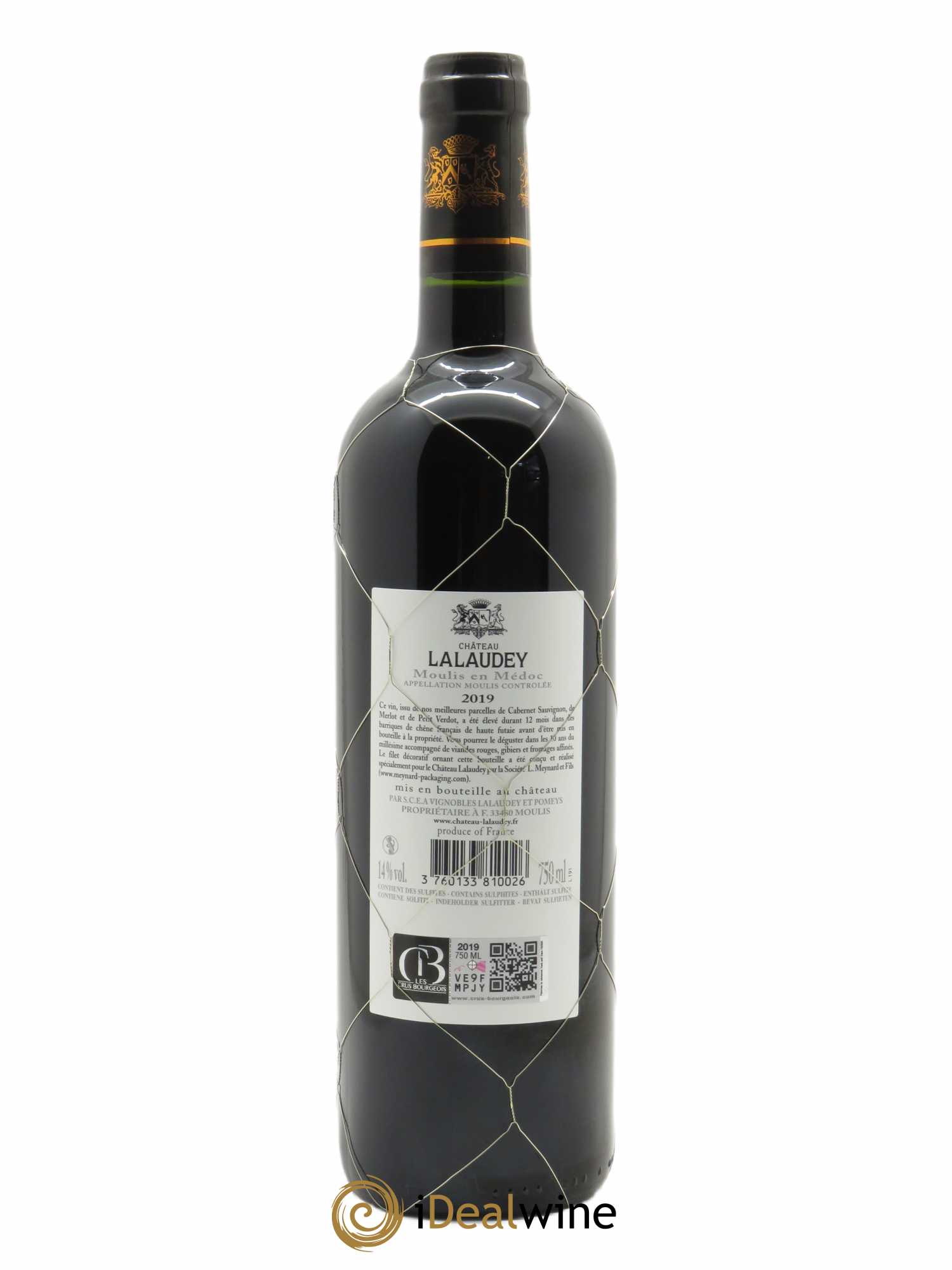 Château Lalaudey  2019 - Lot de 1 Bouteille