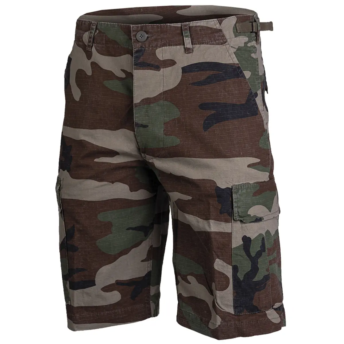 Mil-Tec Bermuda Ripstop prewashed woodland