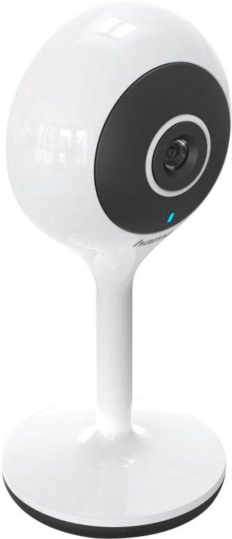 Hama WiFi-Kamera 1080p Bewegungssensor u.Nachtsichtfunktion Mit App indoor Smart Home Kamera (Innenbereich, Nachtsicht,eingebautes Mikrofon)