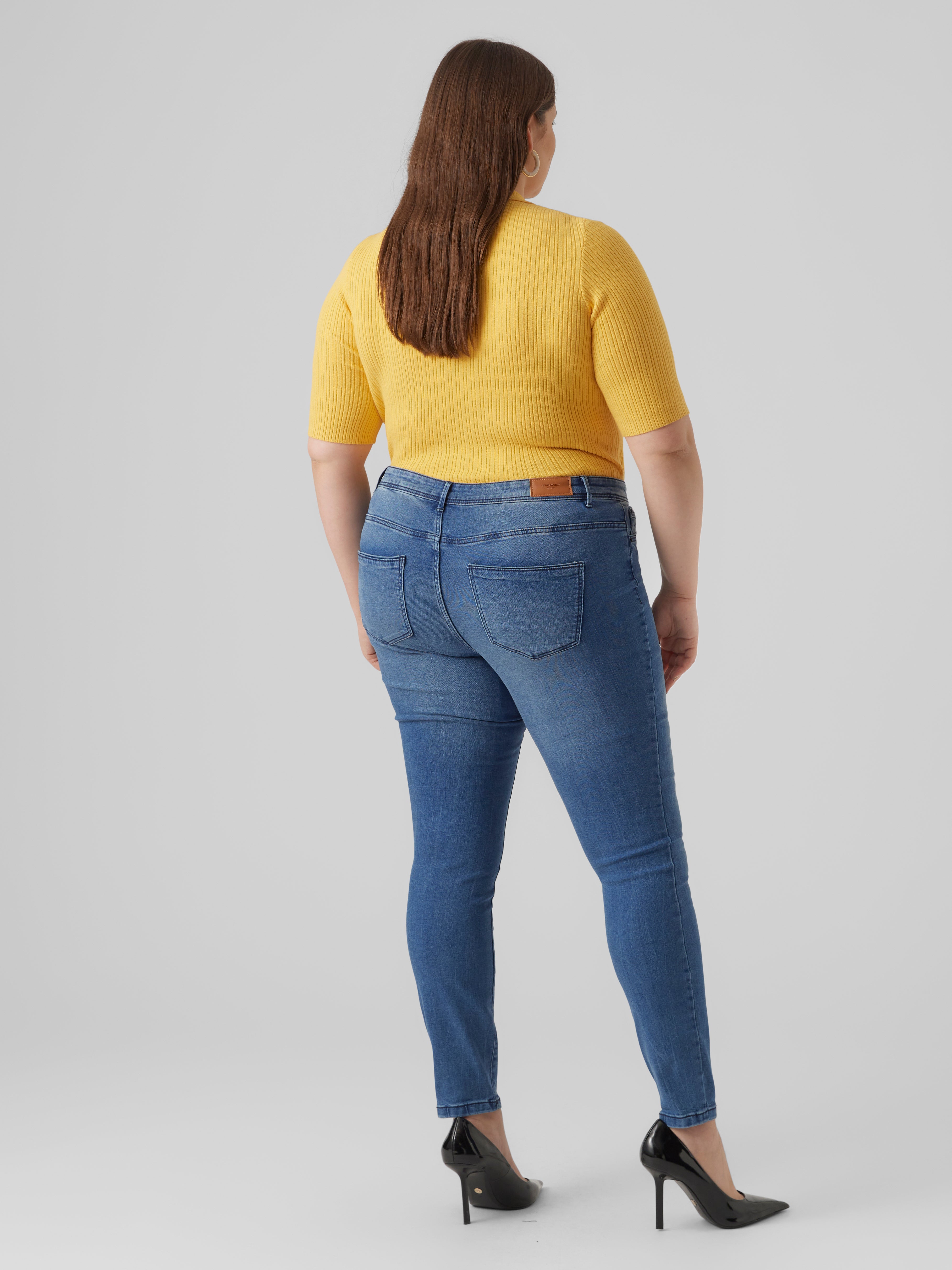 VMFANYA Mid Rise Slim Fit Jeans