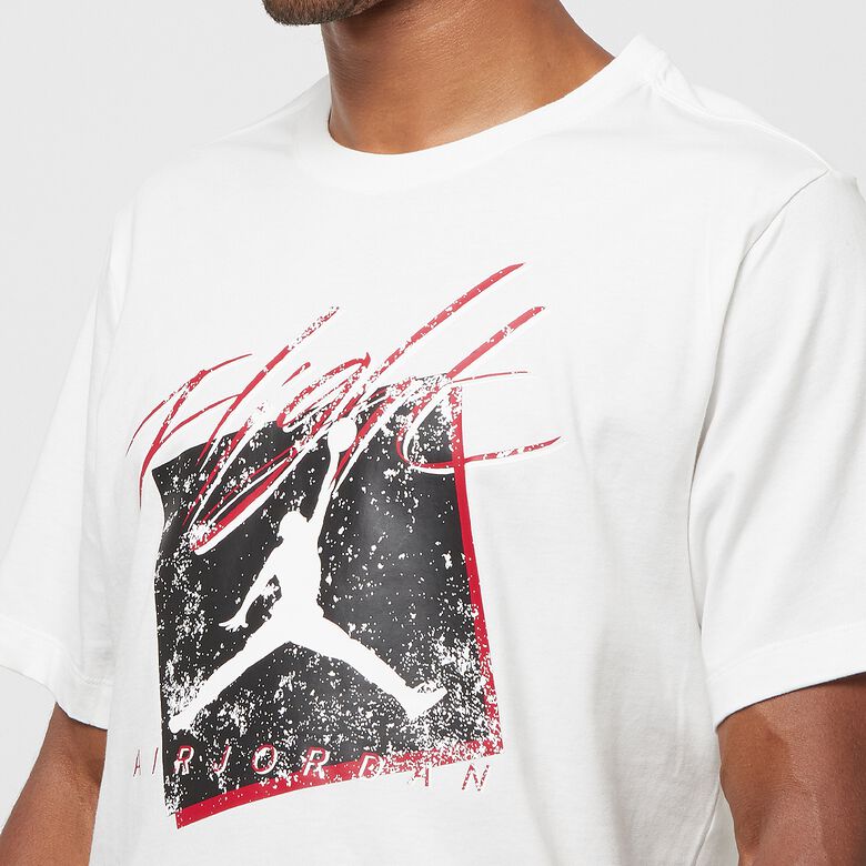 NIKE Jordan Brand GFX Short-Sleeve Crew 1 white/black/white