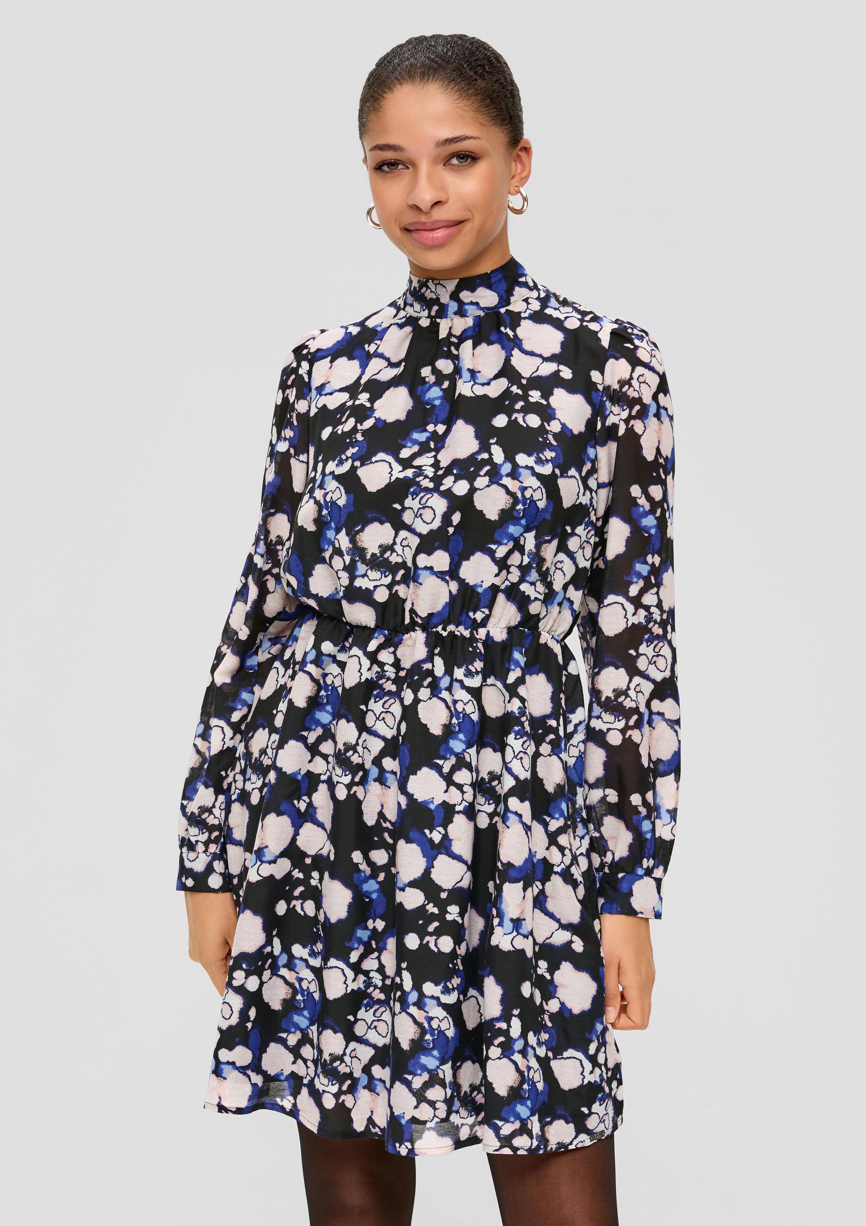 Semitransparentes Kleid mit Raffung  2137463-99A0