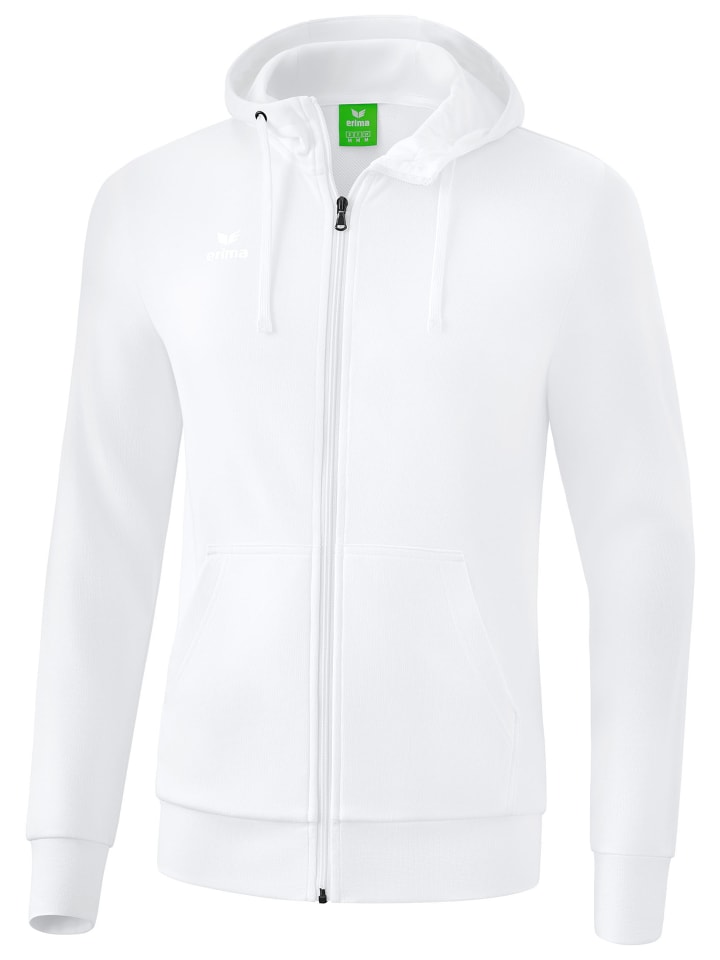 erima Kapuzensweatjacke in weiss günstig kaufen