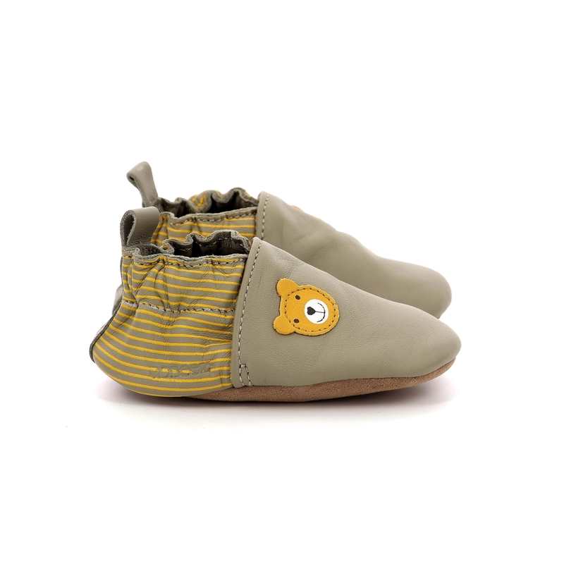 Chaussons cuir tannage vegetal Doubear