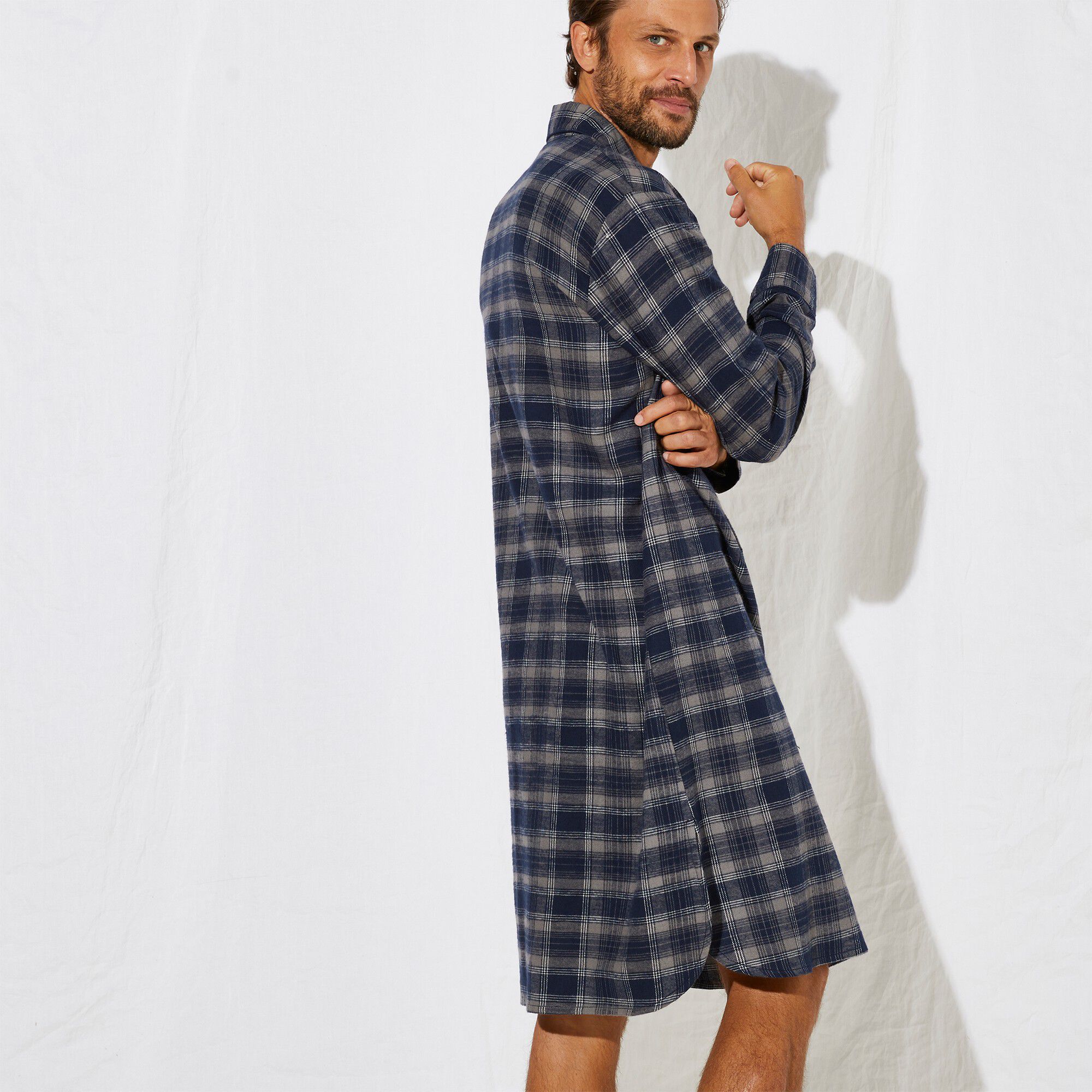 Liquette pyjama pilou carreaux