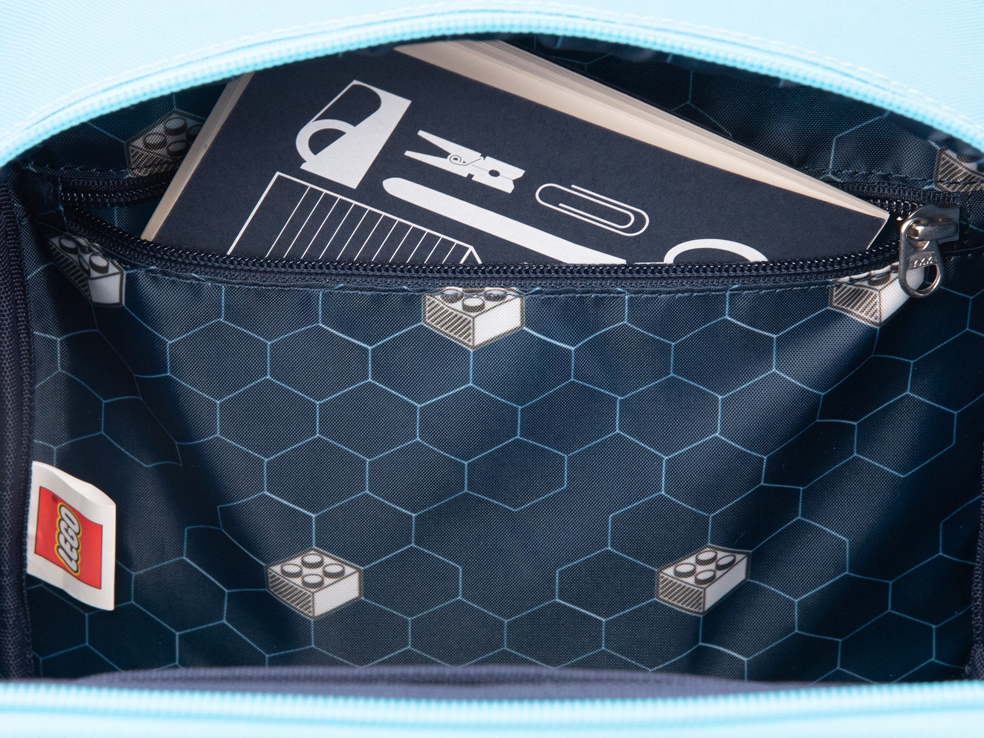 Azurblauer kleiner Stein-Rucksack 5006489