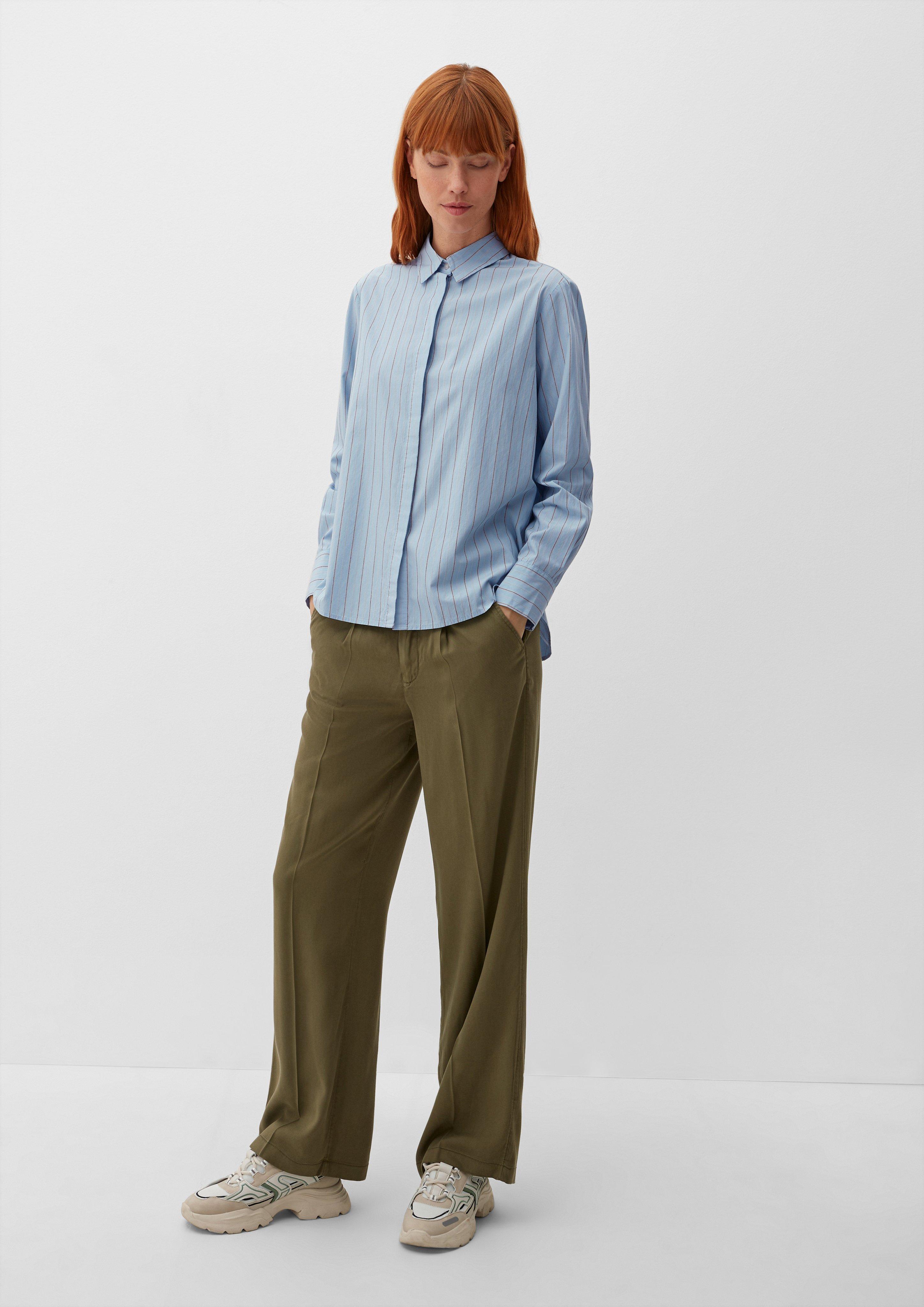 Rayonbluse mit Streifen  2128357-50G0
