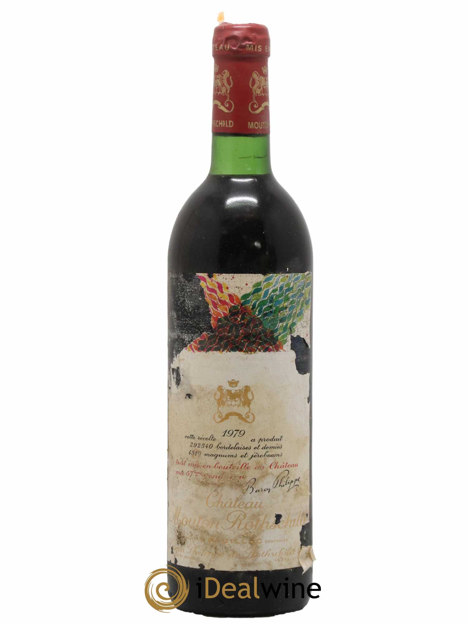 Château Mouton Rothschild 1er Grand Cru Classé  1979 - Lot de 1 Bouteille