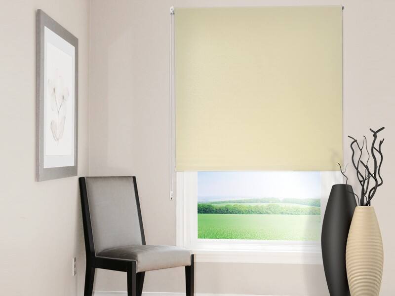 Casa Pura Verdunkelungsrollo Standard Daylight Stoff Creme 900 x 1500 mm