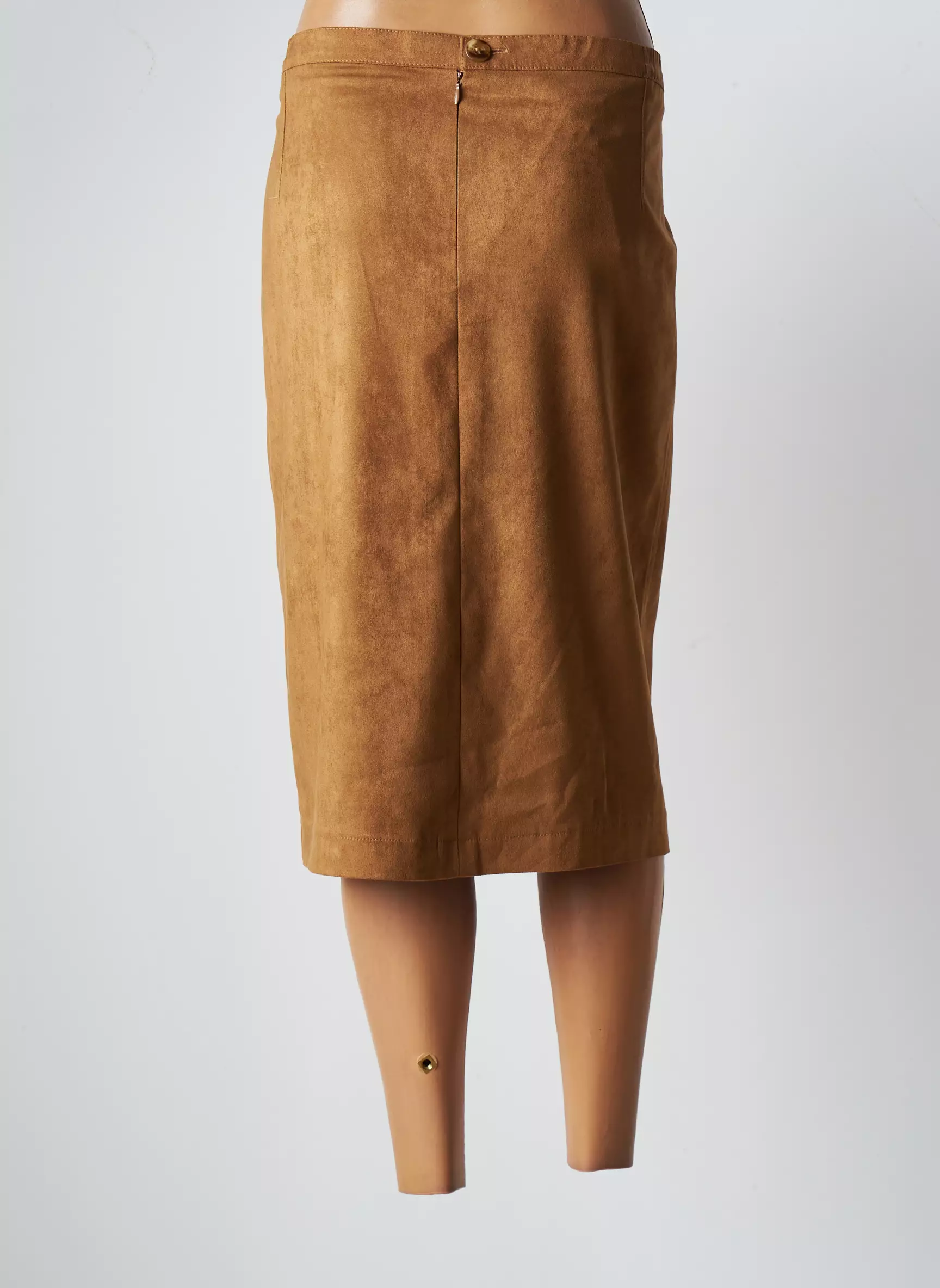 Jumfil Jupes Mi Longues Femme couleur marron