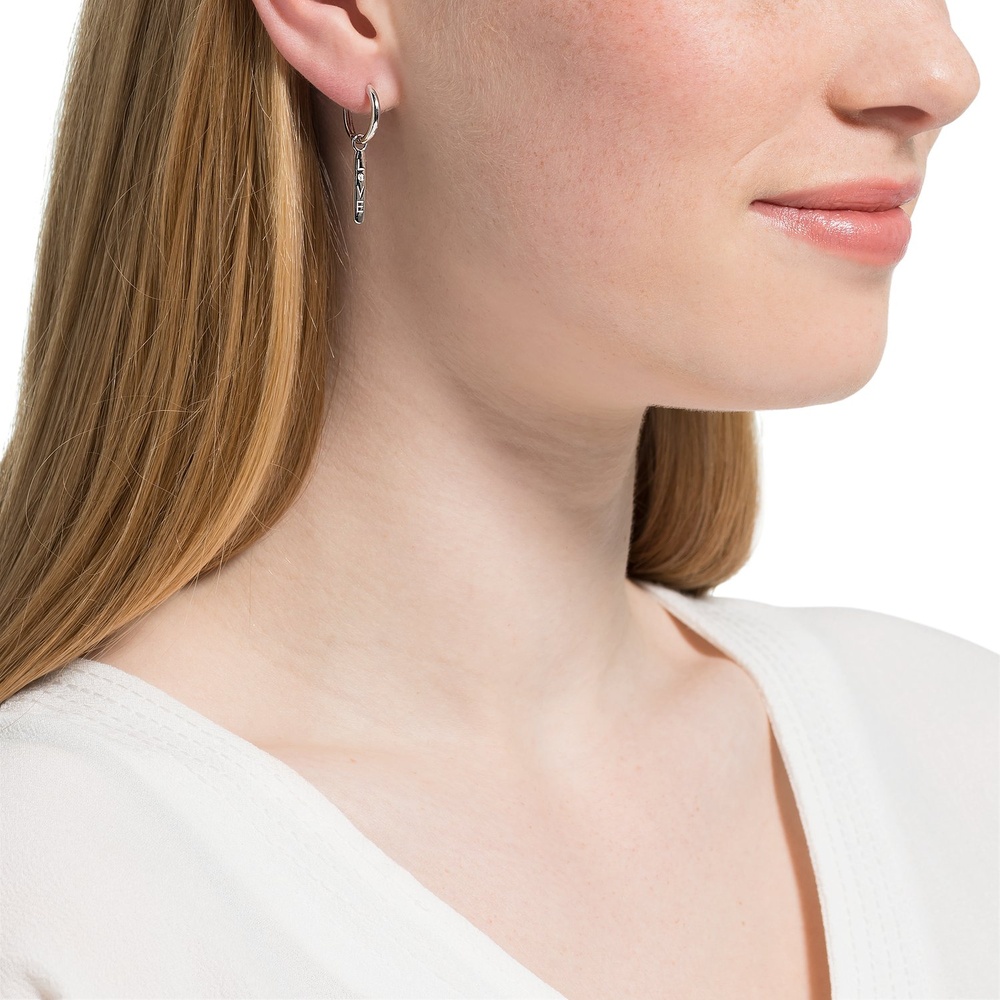 Guido Maria Kretschmer Créoles 925 Argent Boucles d'oreilles