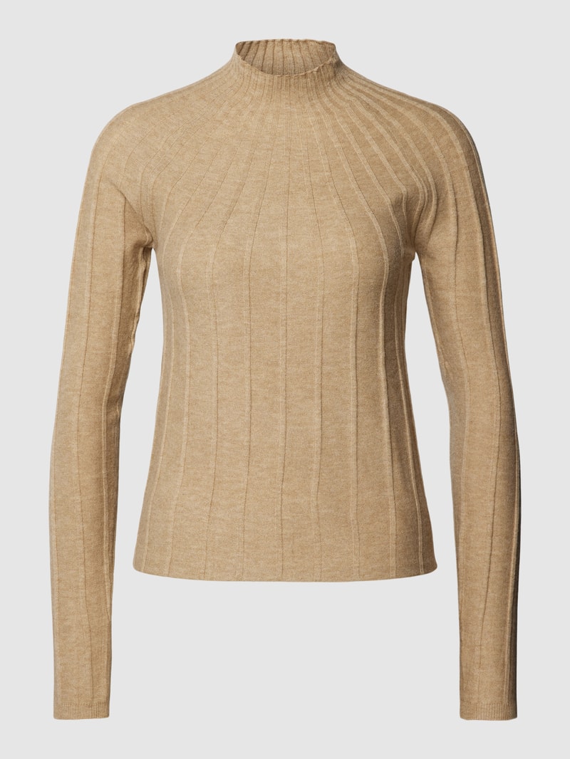 Strickpullover mit Turtleneck Modell 'FLURRY' in hellbraun